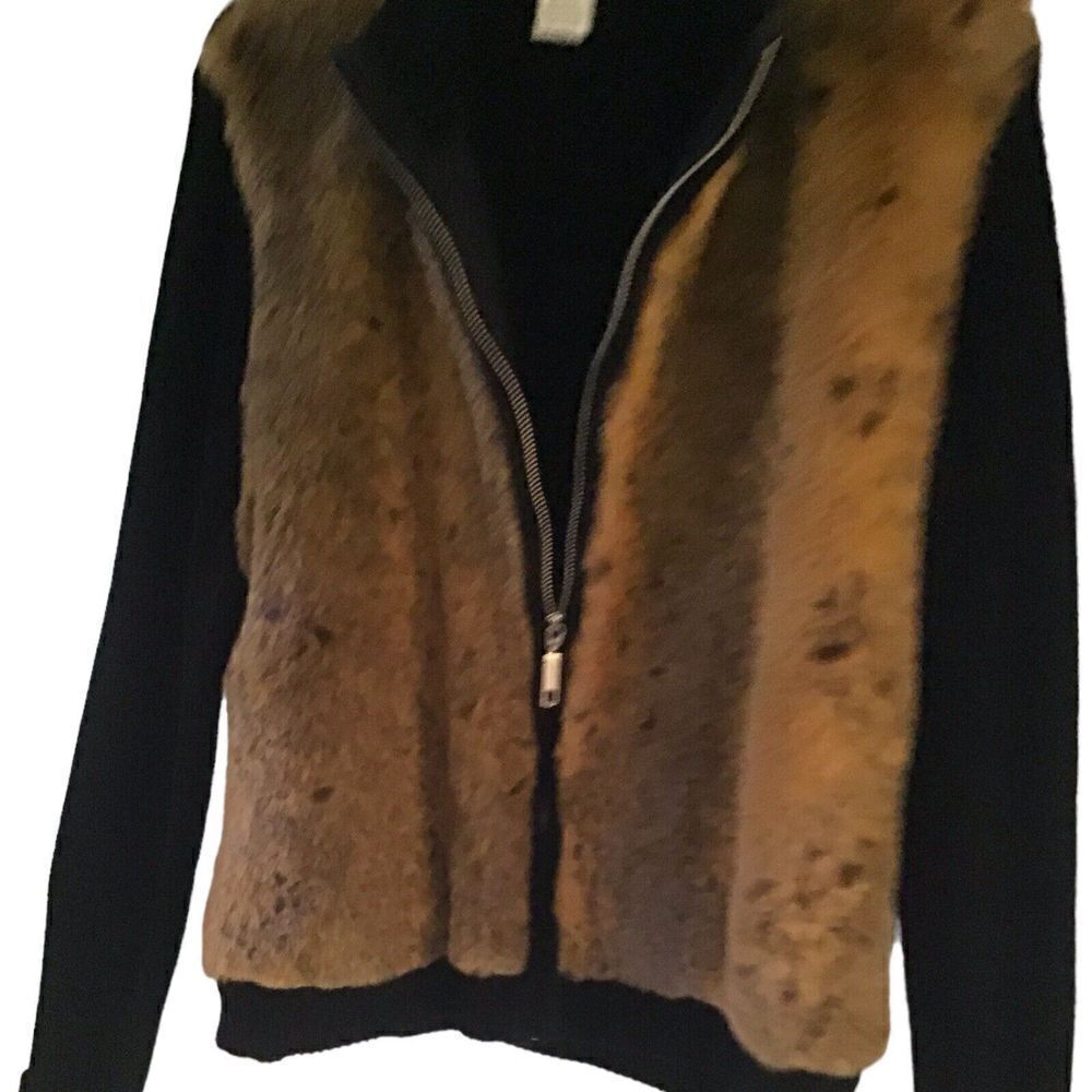 Drapers & Damons Women’s Faux Fur Knit Petites Sweater Jacket PM - Picture 2 of 4